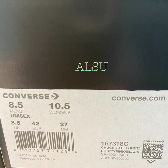 Converse & DC Batman Chuck 70 High Canvas Egret M - Picture 12 of 12